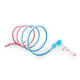 Modern Cat – Spiral Cat Tunnel Toy (Blue/Pink)