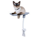 Skywalk – Step-In Platform with Rope | Wall-Mounted Cat Step & Play Feature
