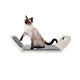Skywalk – Scratcher Lounge Bed with Catnip Ball | Wall-Mounted Rest & Play Station
