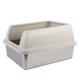 Go Fresh – Enclosed Stainless Steel Cat Litter Box (Sand)