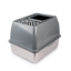 Go Fresh – Stainless Steel No Mess Cat Litter Box (Grey)