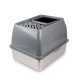 Go Fresh – Stainless Steel No Mess Cat Litter Box (Grey)