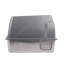 Go Fresh – Stainless Steel No Mess Cat Litter Box (Grey)