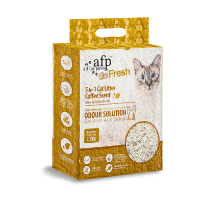 Clumping 5-in-1 Cat Litter – Coffee Scent (6L)