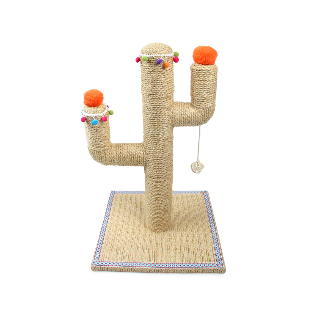 Whisker Fiesta – Cactus Cat Scratching Post | Fun & Durable Sisal Claw Care Tower