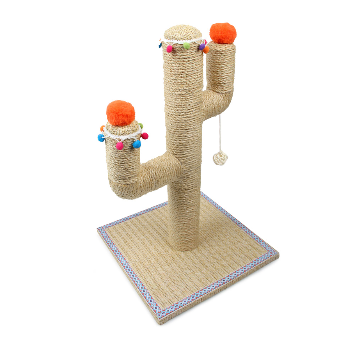 Whisker Fiesta – Cactus Cat Scratching Post | Fun & Durable Sisal Claw Care Tower