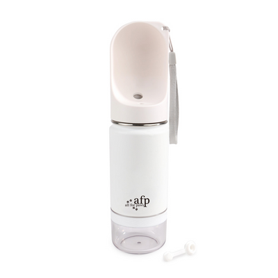 Lifestyle 4 Pets – 2-in-1 Stainless Steel Pet Drinking Bottle (400ml / 14oz)
