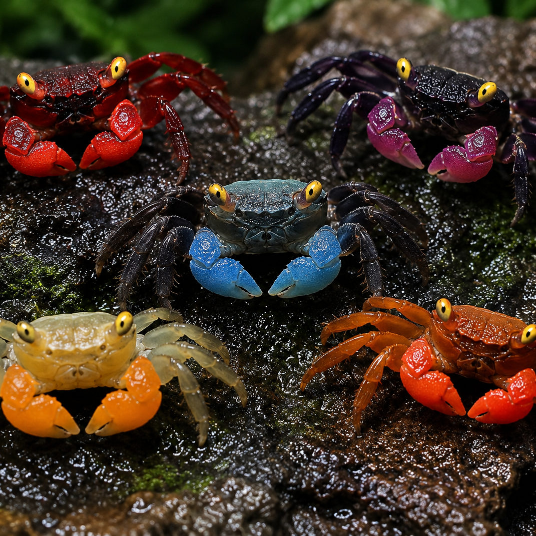 Assorted Vampire Crab - 2cm