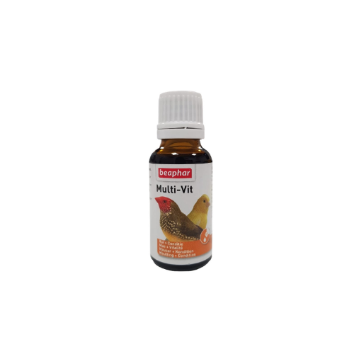 Beaphar Multi Vitamin Bird 20ml (New Formula) | Liquid Supplement with 12 Essential Vitamins