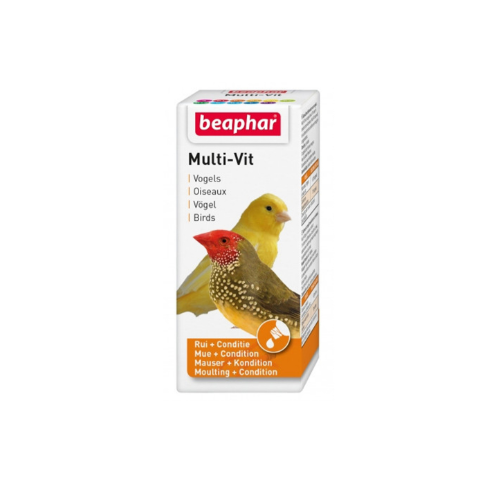 Beaphar Multi Vitamin Bird 20ml (New Formula) | Liquid Supplement with 12 Essential Vitamins