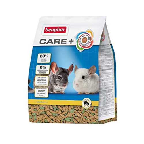 Beaphar Care+ Chinchilla Food 1.5kg | Complete All-in-One Pellet Diet for Chinchillas