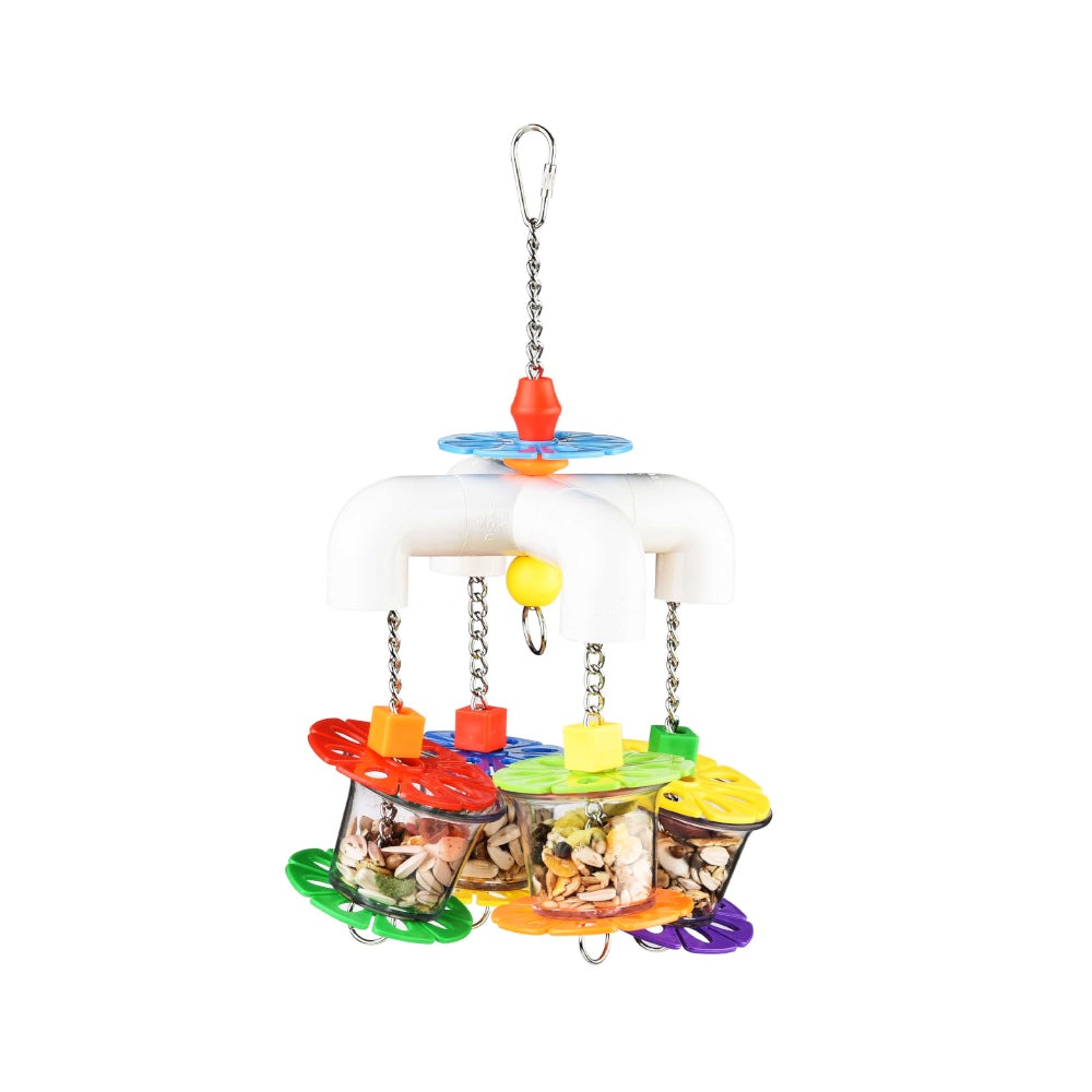 Foraging Party Parrot Toy