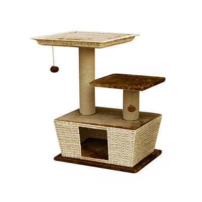 VILLA Cat Play Lounge - Light Brown