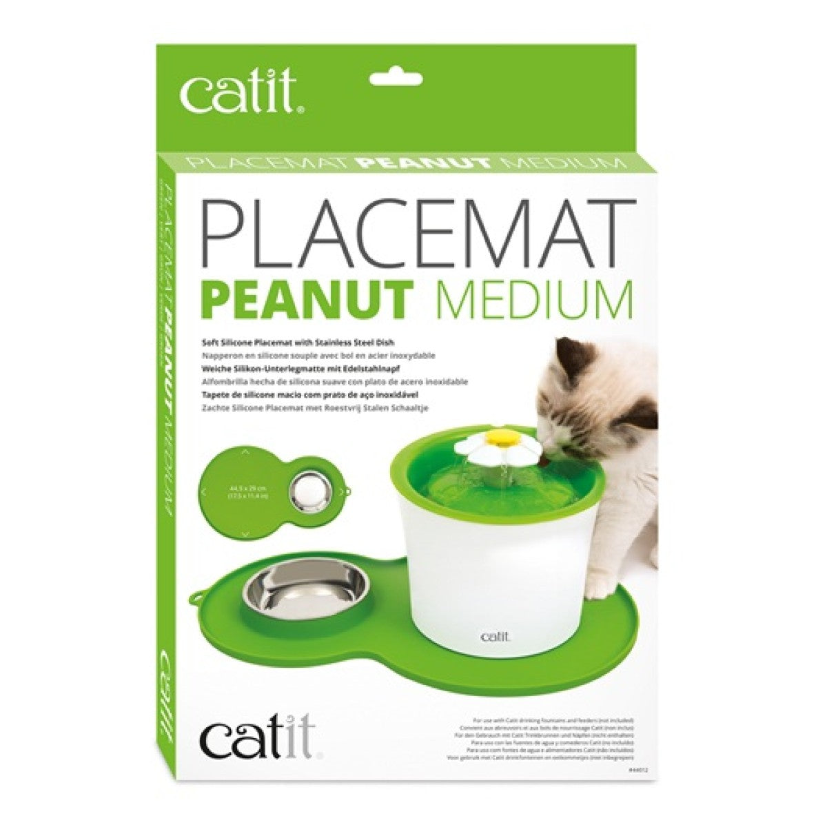 Cat It Peanut Placemat - Medium