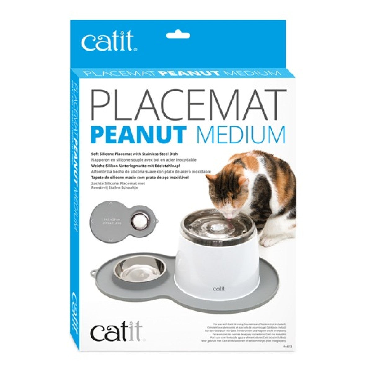 Cat It Peanut Placemat - Medium