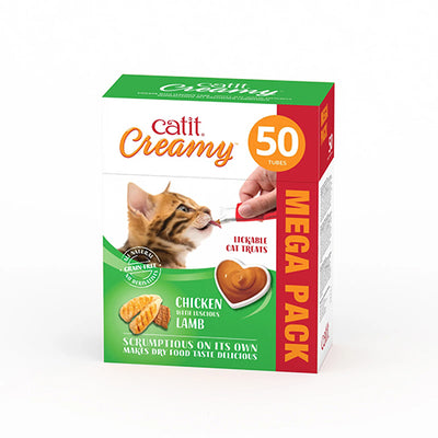 Catit Creamy Treats Mega Pack Chicken with Lamb