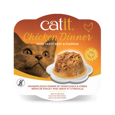 Catit Chicken Dinner, Beef & Pumpkin 80 g