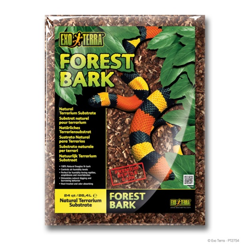 Exo Terra Forest Bark – Natural Terrarium Substrate