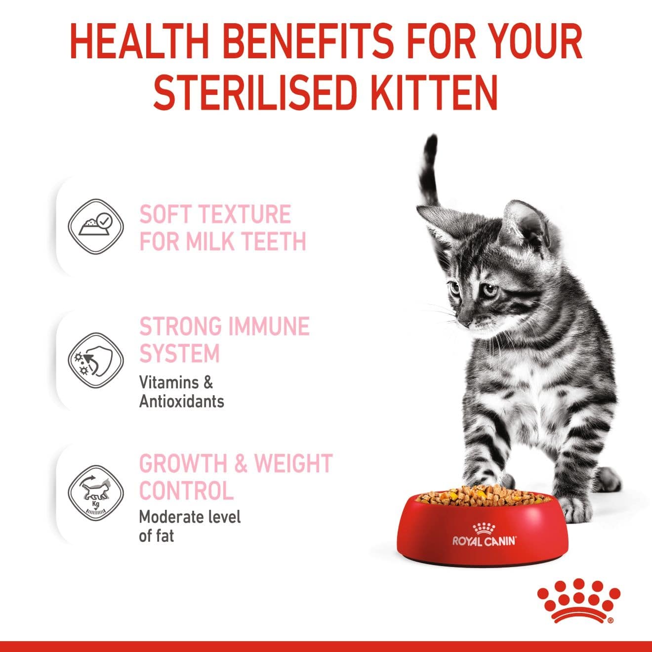 Feline Health Nutrition Kitten Sterilised Jelly (Wet Food - Pouches) 12x85g