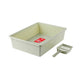 Cat Litter Tray with Scoop - Blue - M Size, 38 x 28 x 10 cm