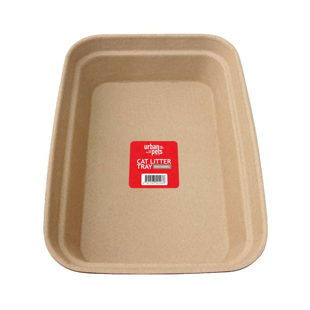 Biodegradable Cat Litter Tray - L Size, 46 x 35.5 x 10 cm