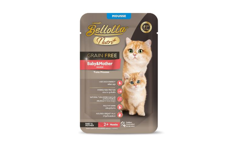 Bellotta Super Premium Nutri plus Grain Free Baby and Mother Tuna Mousse 70g