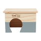 Rectangular Home Color Wooden House - Medium/Grey