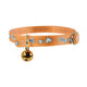 Reflective Heart Collar Orange