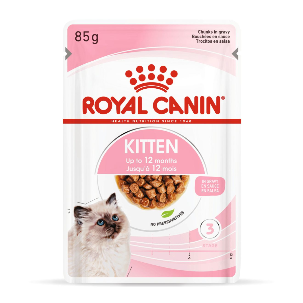 Feline Health Nutrition Kitten Gravy (Wet Food - Pouches) 12x85g